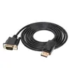 Adaptador HD de DisplayPort a VGA Adaptador de Computadora Adaptador de Tarjeta Gráfica Adaptador de Pantalla Convertidor de Video DP a VGA