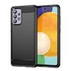 Adequado para Capa de Celular Samsung Galaxya52S 5g Samsung A52 Fibra de Carbono Anti-Queda Capa Protetora Macia de Celular