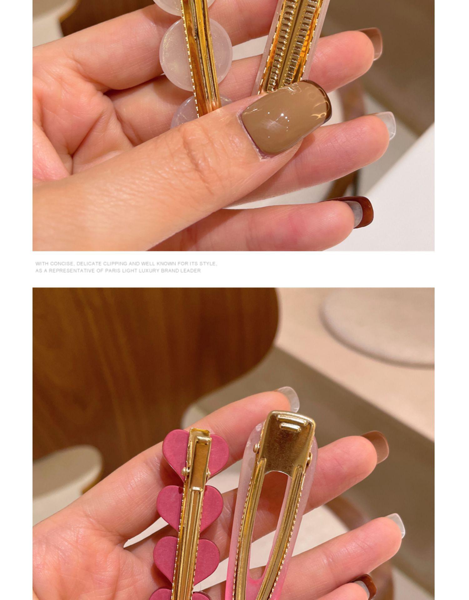2件套~时尚爱心发夹