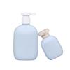 Novo em estoque garrafa de plástico PE garrafa de prensa plana corpo de material macio pelúcia loção corporal creme para as mãos shampoo gel de banho sub-engarrafado