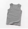 Chaleco Acanalado de Algodón Puro para Niños a Cuadros y Fácil de Usar, Tops Delgados de Algodón de Cuello Redondo para Niños y Niñas, Ropa de Verano para Niños Medianos y Grandes