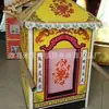 Silla de sedan roja, artículos funerarios, papel de encuadernación de papel Vivo Silla de sedan extragrande sacrificio, fabricantes de sillas de sedan pequeñas al por mayor plegable