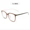Gafas Danyang al por mayor Montura de gafas carey Moda Montura de gafas grande Marco de gafas ultra ligero Tr90 Gafas para miopía Versión coreana 6888