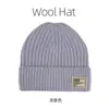 Gorro de Punto con Forro de Lana para Otoño e Invierno para Mujer, Gorro de Esquí Versátil de Estilo Japonés para Circunferencia de Cabeza Grande, Gorro de Lana Grueso Cálido de Moda a Prueba de Frío
