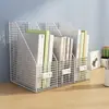 Portadocumentos metálico, organizador de escritorio, estante de almacenamiento, carpeta, caja de almacenamiento de archivos, soporte para libros, revistero, oficina
