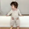 Mameluco para bebé para primavera, otoño e invierno, mameluco térmico para recién nacido, ropa unisex para bebé para salir