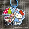 Pingente de Feltro com Texto do Tiktok Acessório de Mochila Não Tecida Chaveiro Popular Fofo Corrente para Celular