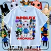 Nueva camiseta de manga corta para niños del juego de Roblox Animal Hospital, top moderno