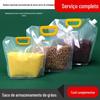 Sacos para Armazenamento de Grãos com Embalagem de Bico Autossustentável, Atacado do Fabricante, Sacos Selados à Prova de Umidade com Zíper Imprimível