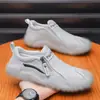 Zapatos Deportivos Casuales Nuevos Primavera Verano 2026 para Estudiantes, Zapatos Perezosos sin Cordones, Zapatos Versátiles de Moda para Hombre, Zapatos de Hombre con Cremallera