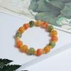 Pulsera de Jade de Seda Dorada de Xinjiang para Mujer, Cuenta de Calabaza, Artesanía de Bambú, Joyería, Calabaza de Jade, Hilo de Mano, Wen Play, Pulsera de Círculo Único