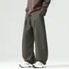 Moda Casual Nova Outono e Inverno 2025 Calças Largas Confortáveis Versáteis Casuais Tendência Que Alongam a Silhueta Emagrecimento Estilo Hong Kong Marca Tendência