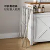 Tendedero de Pie de Acero Inoxidable para Balcón Ventana Saliente, Herramienta de Secado Plegable Pequeña para Uso Doméstico, Adecuado para Colgar Ropa de Bebé y Toallas