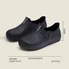 Zapatos de primavera y otoño de color sólido de media caña con altura de resorte, tubo corto, estilo japonés, para estudiantes, estilo coreano, suela plana, estilo preppy