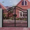 Puerta de Hierro Forjado Estilo Europeo, Puerta de Hierro, Puerta de Hierro para Villa, Puerta Estilo Antiguo, Puerta de Patio, Puerta de Jardín, Puerta Pequeña