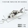Modelo de Peixe Koi de Simulação em PVC Pingente de Chaveiro de Peixe Dourado Peixe Ornamental Tanque de Peixes Paisagismo Decorativo Adereços Decorativos