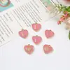 Serie de 26 Letras Corazón Gota de Aceite Aleación Accesorios Colgante DIY Pulsera Collar Colgante Perforado Accesorios para Joyería