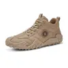Zapatos de Trabajo de Caña Alta para Hombre Nueva Moda Otoño/Invierno Retro Antideslizantes Resistentes al Desgaste Deportivos Casuales para Exteriores Suela Gruesa Botas Martin