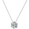 Moderna Cadena de Plata con Zirconia de Diamante Individual para Mujer, Nueva Cadena de Clavícula Minimalista de Moda, Cadena para el Cuello Versátil de Nicho de Lujo Ligero
