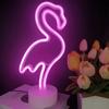 Luz de Neón LED para el Hogar Lámpara con Forma de Flamenco Sala de Conciertos Sala de Juegos Decoración de Habitación Lámpara de Ambiente Lámpara de Ambiente LED