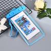 Funda impermeable luminosa para teléfono móvil, transparente, de PVC fluorescente, resistente al agua, para natación, deriva y buceo, venta al por mayor