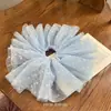 Corea del Sur Oni Grande Malla Esponjosa Punto de Ola Lazo para el Cabello Nuevo Estilo Francés Súper Hada Adornos Perezosos para el Cabello para Mujeres