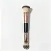 Traje de brochas de maquillaje multifuncional de doble cabeza directo de fábrica, brocha para polvos, brocha para colorete, brocha para contorno, juego de 3 brochas de maquillaje, brocha