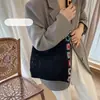 2026 nova bolsa de tricô, bolsa de palha, bolsa tote de grande capacidade, bolsa transversal estilo boho, bolsa transversal feminina