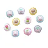 Serie de Frutas Fresas Amor Resina Accesorios DIY Funda para Teléfono Celular Parche para Refrigerador Pasador Material para Accesorios del Cabello