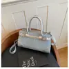 2026 Nova Bolsa de Mão Color Block Fashion Transfronteiriça para o Dia a Dia, Bolsa de Ombro Transversal de Nicho de Alto Padrão, Bolsa Quadrada Pequena para Mulheres