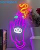 Amazon Gesto Temu Comércio Exterior Transfronteiriço Mão Cigarro Sem Fumar Luz Decorativa Neon Produto Padrão Venda Quente Personalização
