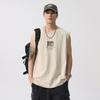 Playera de Hombre sin Mangas de Manga Corta 2025 Nuevo Verano Cuello Redondo Estampada Juvenil Deportes Fitness Absorbente de Sudor Chaleco de Hombro Ancho