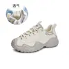Zapatos de papá con suela de espuma para mujer, nuevo modelo otoño 2026, zapatillas deportivas versátiles de suela gruesa, zapatos casuales para mujer que aumentan la altura, zapatos de moda para mujer