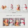 Decorações de Natal Transfronteiriças Nuchi Mini Resina Velho Homem Sala de Neve Papai Noel Árvore de Natal Pequeno Pingente (Em Caixa)