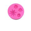 4 incluso grande y pequeño hoja de loto loto loto loto yeso silicona molde pastel mousse azúcar yeso pegamento goteo molde decorativo