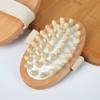 Cepillo Meridiano, Dragado de Puntos de Acupuntura de Cuerpo Entero y Azote, Instrumento para Raspar la Espalda y Frotar el Abdomen, Modelo de Mano para Masaje de Cuello Bala en Casa