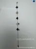 Pulseira Trevo de Quatro Folhas Versão Alta 13mm Transfronteiriça Leve Luxo Simples Natural Madrepérola Laser Versátil Pulseira Atacado