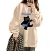 Versão Coreana 2025 Nova Moletom Popular Unissex Gola Redonda Tendência Moda Estiloso Ensino Médio Júnior Início do Outono Top