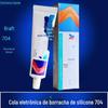 Kraft 704 borracha de silicone k704nb cola branca rtv transparente placa de circuito eletrônico componente fixação selante isolante