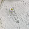 Broche anti-luz Artefacto ajustado para cintura de niña Falda con hebilla de perla Pin para ropa Pantalones Pin ajustado para cintura Toalla de seda Hebilla Aguja