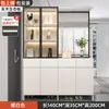 Gabinete de Entrada Frente a la Puerta, Gabinete Divisorio para Sala de Estar, Estantería de Almacenamiento, Gabinete de Almacenamiento de Lujo Ligero, Gabinete de Pantalla para Puerta, Gabinete de Zapatos Integrado