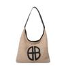 Bolso de diseño hueco nicho para mujer 2024 nuevo bolso de hombro de paja de moda combinable bolso tote tejido de axila