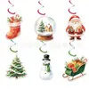 Conjunto de Suprimentos para Decoração de Festa com Tema de Natal, Bandeiras e Faixas Personalizadas