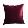 Almohada Color Sólido Franela Cojín Terciopelo Funda de Almohada Oficina Cojín de Apoyo Lumbar Cojín Personalizado Lujo Ligero Hogar
