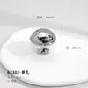 Puxador de armário de alta qualidade estilo francês, armário moderno minimalista de luxo leve prateado brilhante, armário, gaveta, puxador de guarda-roupa de furo único