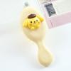 Muñeca de Dibujos Animados Linda Peine Pequeño Plegable en Colores Dulces, Peine Portátil con Cojín de Aire, Peine con Espejo, Cepillo para el Cabello con Masaje Integrado