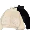 26 Nuevo Producto de Otoño AL Chaqueta Corta Deportiva Casual Versátil de Moda Trendy con Cuello de Lana de Cordero 8122