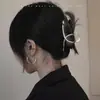 Nuevo Pinza con Forma de Serpiente Grande Elegante Elegante Metal Flequillo Parte Trasera de la Cabeza Pasador de Pelo Accesorios para el Cabello de Tiburón Tocado