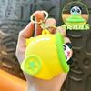 Lindo cañón animal pequeño pellizco música llavero caricatura linda muñeca pareja colgante mochila pequeño regalo mayoreo