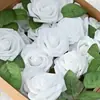 Rosa de Espuma Transfronteiriça Presente Dia da Mulher Caixa de Flores Flor de Rosa Simulada Decoração de Casamento Decoração de Casa para Casamento Amazon